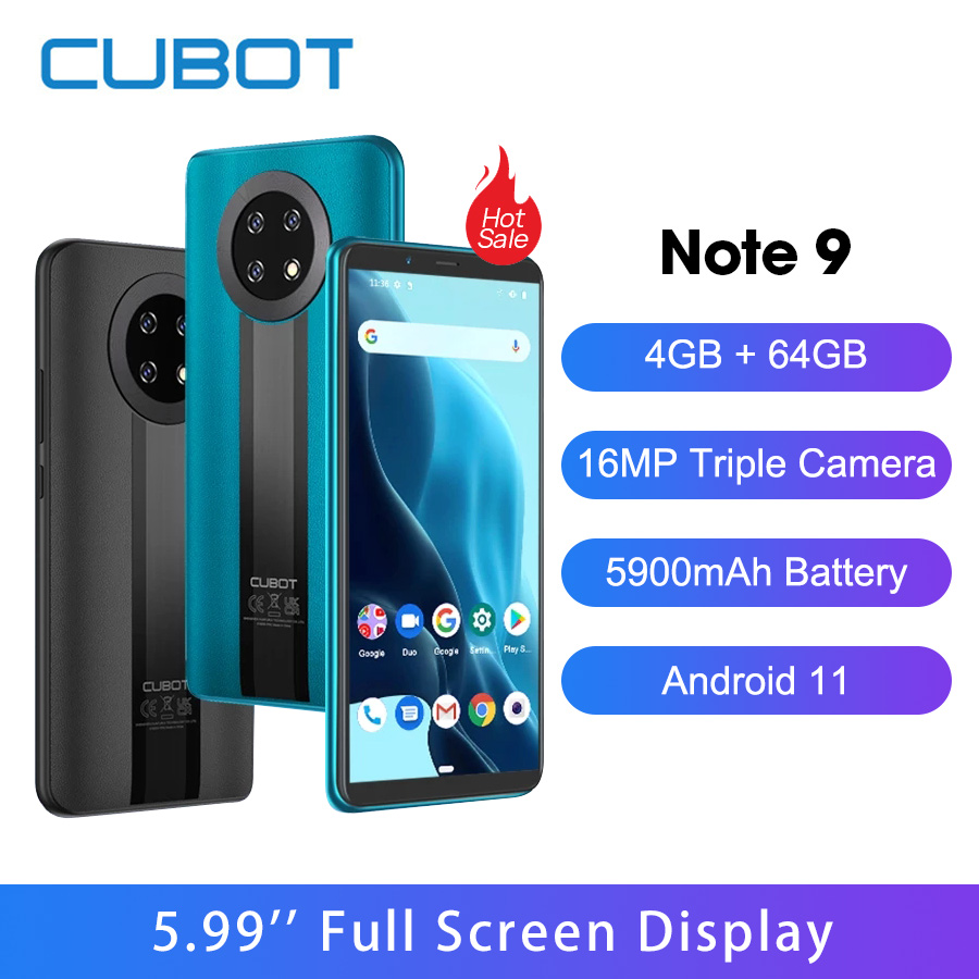 Cubot Note 9 Ʈ  5900mAh ͸ Octa Core ޴ ..